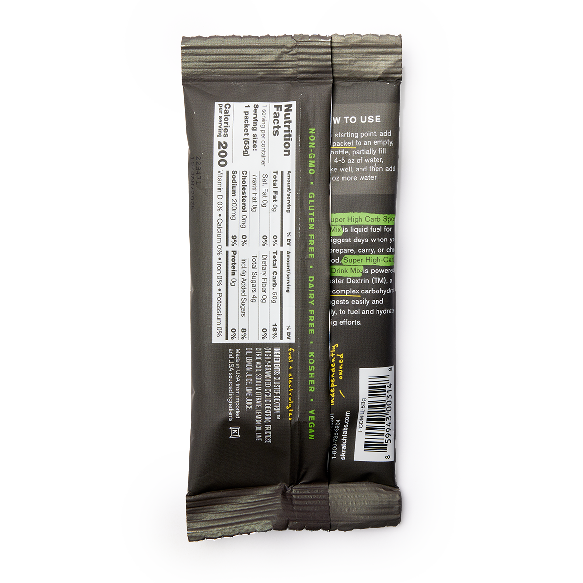 Skratch Labs Super High-Carb Sport Drink Mix Single Serving - Image 2
